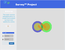 Tablet Screenshot of demo.surveyproject.net